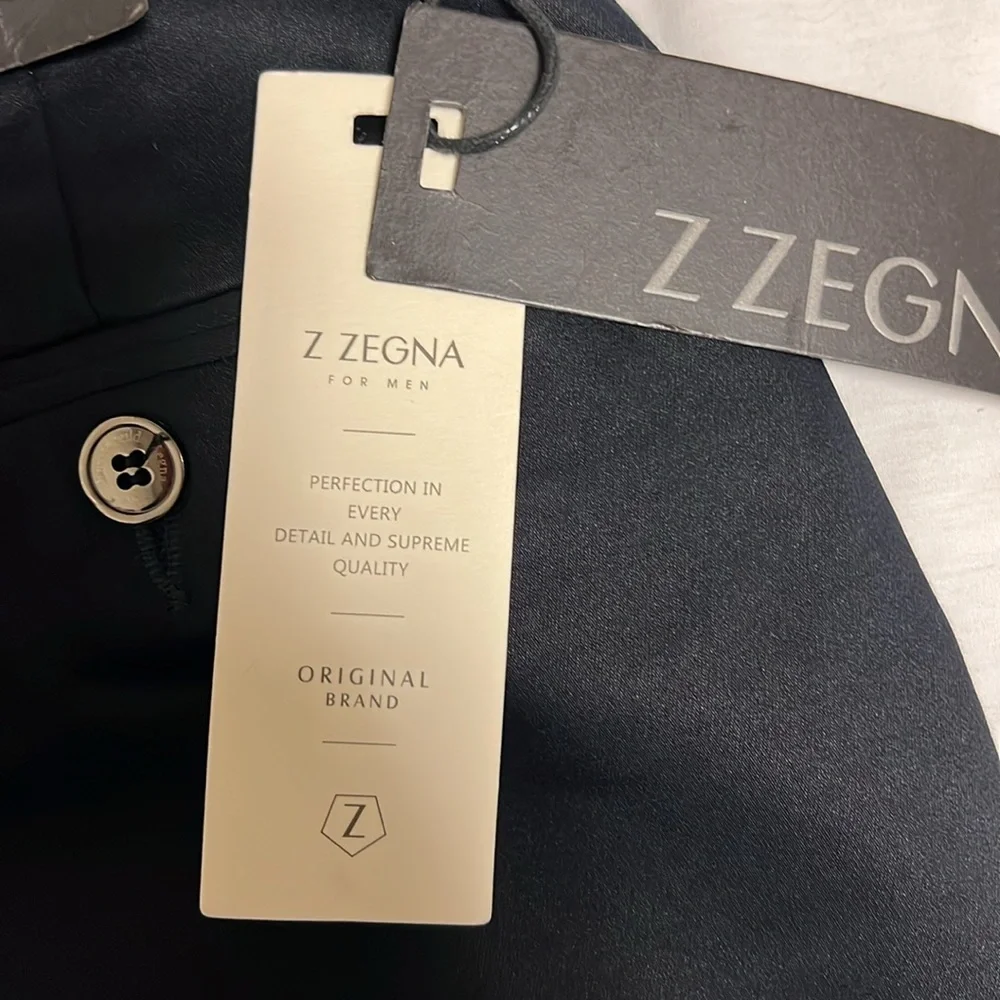 Men’s Ermenegildo Z Zenga Black Dress Pants 31 NWT